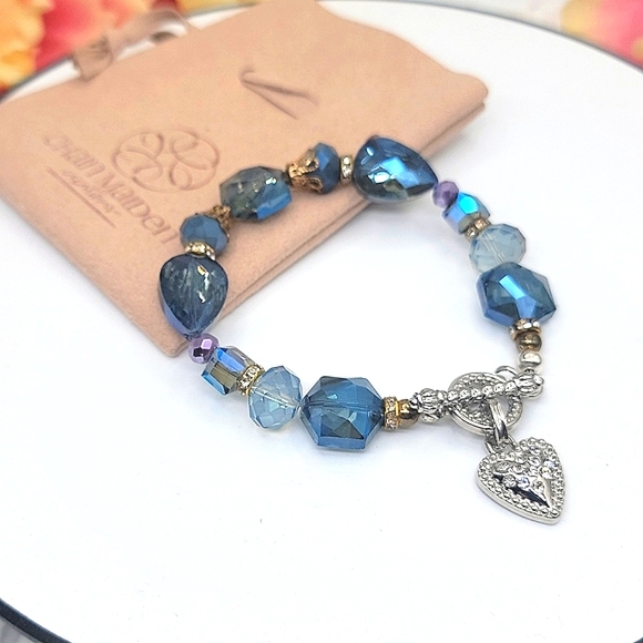 Blue Ice & Jewels Bracelet and Earrings Set - Picture 5 of 14